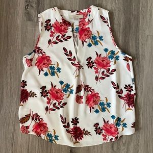 Loft shell tank blouse